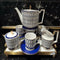 ANAEK BLUE AND WHITE TEA SET