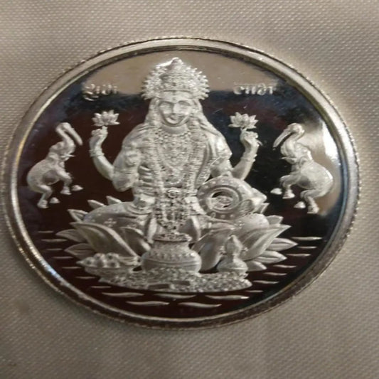 Angelic Lakshmi Silver Coin