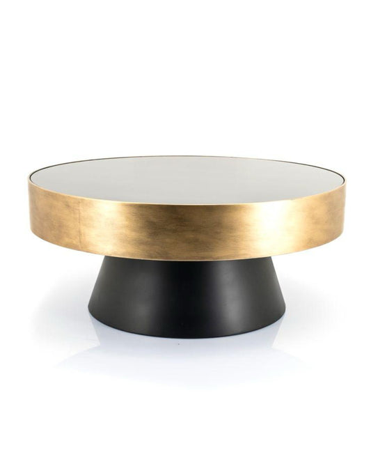 Bamboo Modern Round Coffee Table