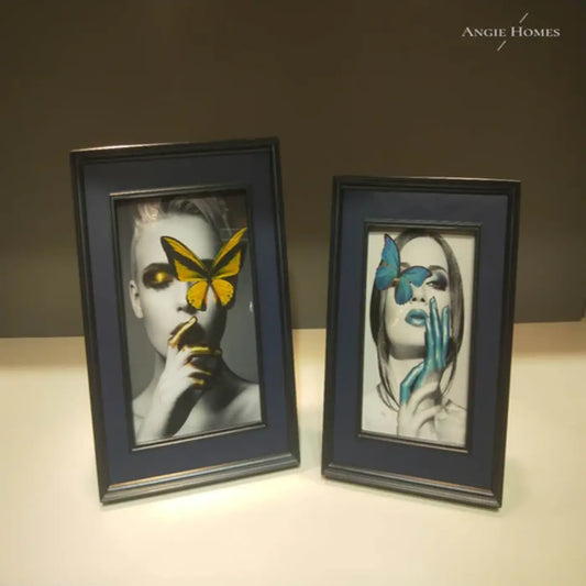 Blue Wooden Picture Frame