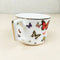 Butterfly White Printed Bone China Cups and Saucers Set