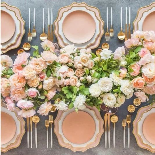 Contemporary Matte Finish Dinner Set