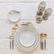 Eqarina White Modern Dinner Set