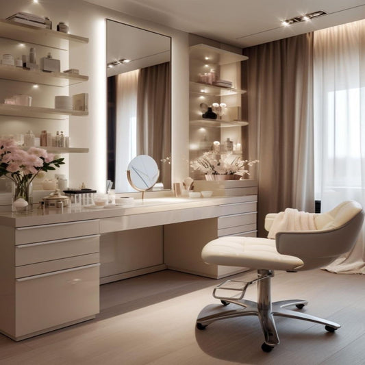 Glamorous Hollywood Vanity Table