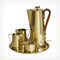Gold Finish Modern Tea Set