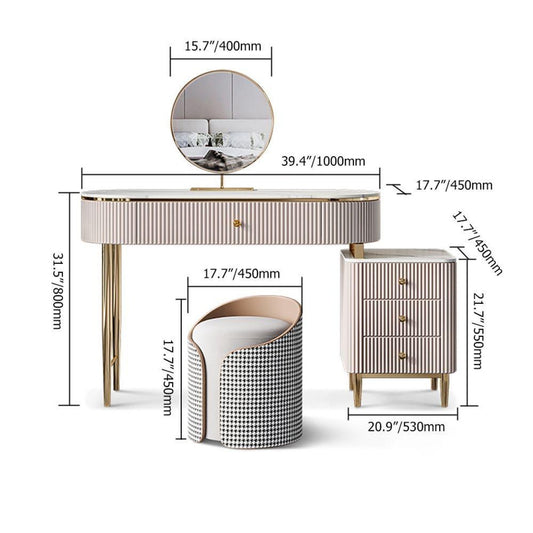 Luxury Gold Finish Dressings Table