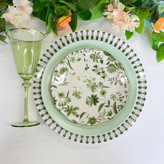 Marble Print Dinner Set