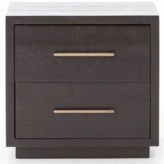 Marlin Brown Modern Bed Side Table