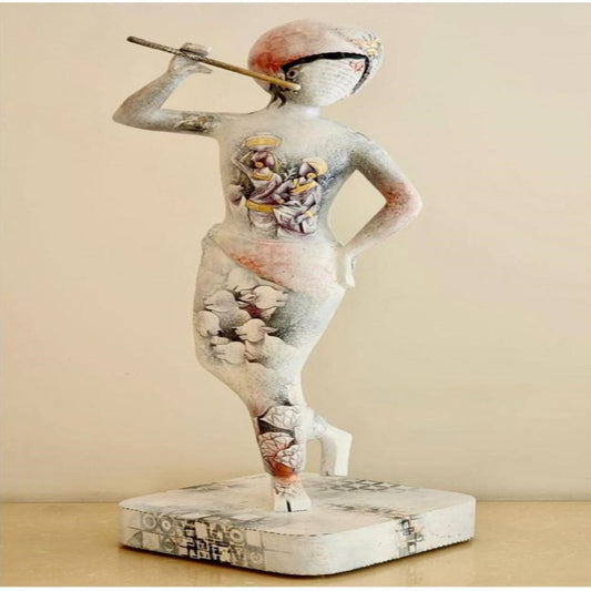 Meditative Zen Face Sculpture