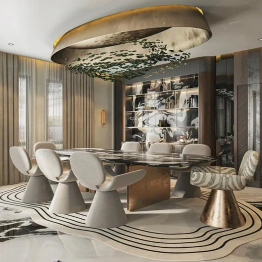 Modern Extendable Wooden Dining Luxury Table