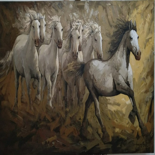 Modern Fusion Geometric Artwork