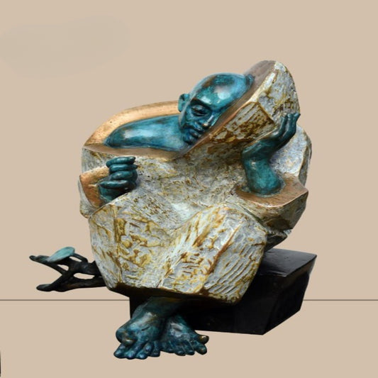 Modern Twist Abstract Sculpture