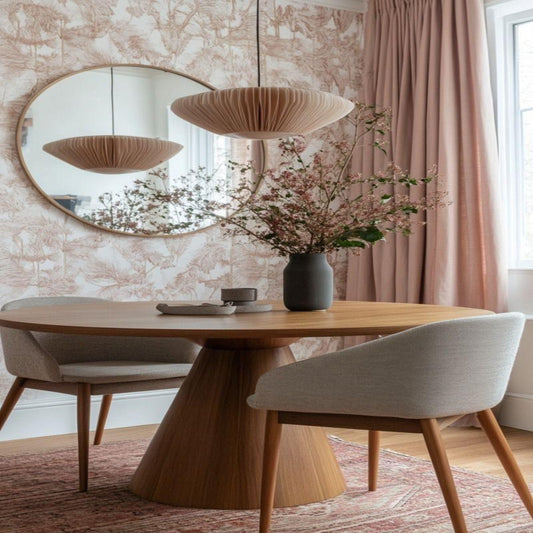 OakNest Solid Wood 2 Seater Dining Table