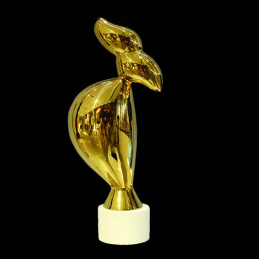 Ophelia Metallic Gold Bird Golden Sculpture