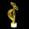 Ophelia Metallic Gold Bird Golden Sculpture
