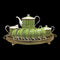 PASTORAL LIME GREEN TEA SET