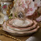 ROMANTIC Pink Modern Dinner Set