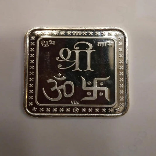 Shree Om Ji Silver Coin