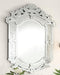 Sparkle Luxury Silver Square Leaf Mirrors