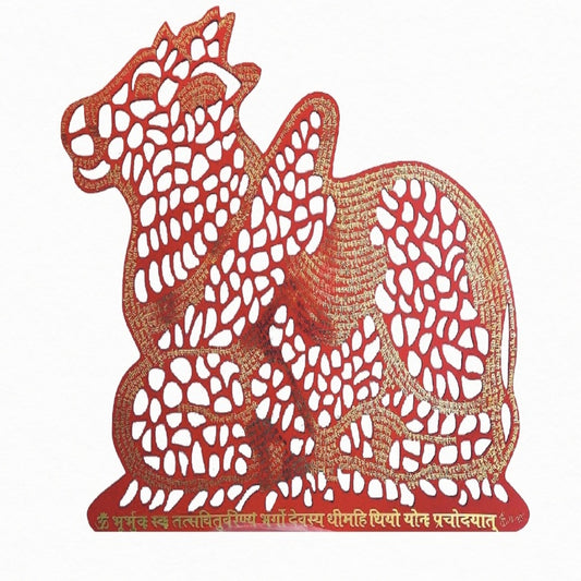 Stylish Cow Printed Sculptures