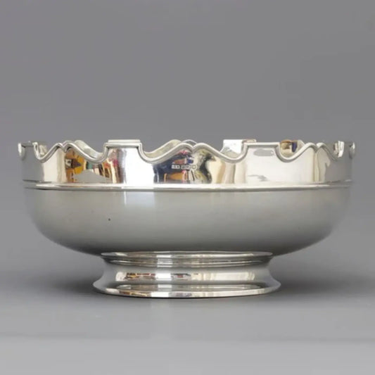 Stylish Silver Luxury Plated Dish Bowl