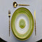 Symphony Lime Green Modern Dinner Set