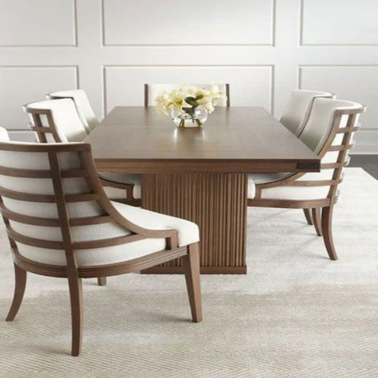 Vincente Natural Wood Dining Table