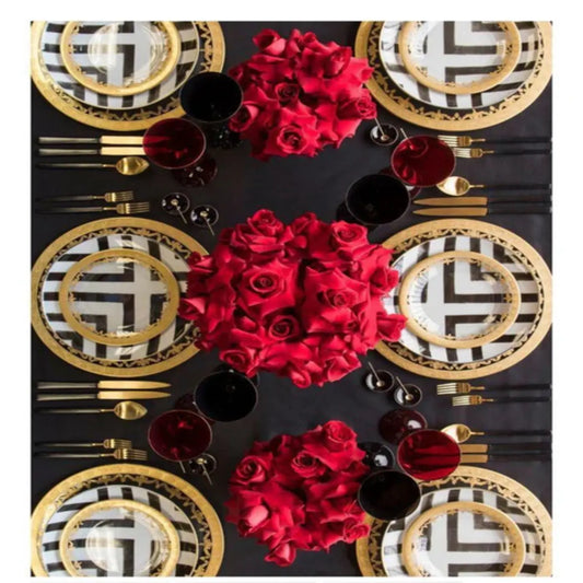 Vintage Floral Bone China Dinner Set