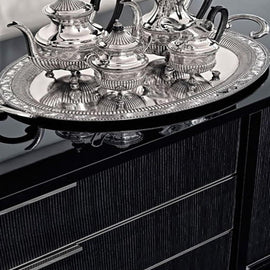Walled Serving Pitcher Tea Tray