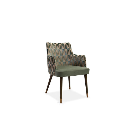 Gavin Teal Green Upholstered Modern Dining Chairs