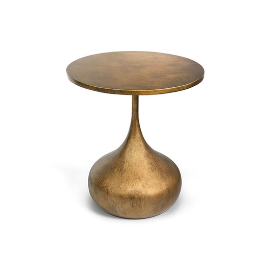 Theodore Round Golden Side Tables