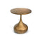 Theodore Round Golden Side Tables