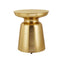 Benjamin Round Golden Side Tables