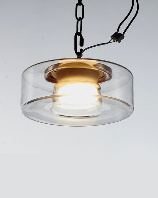 Asahi Modern Round Hanging Lights With Golden Finish