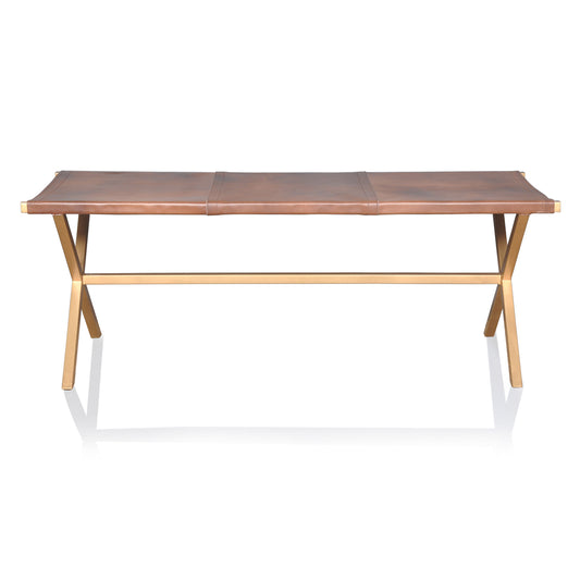 Celli Brown Contemporary Classic Dining Benches