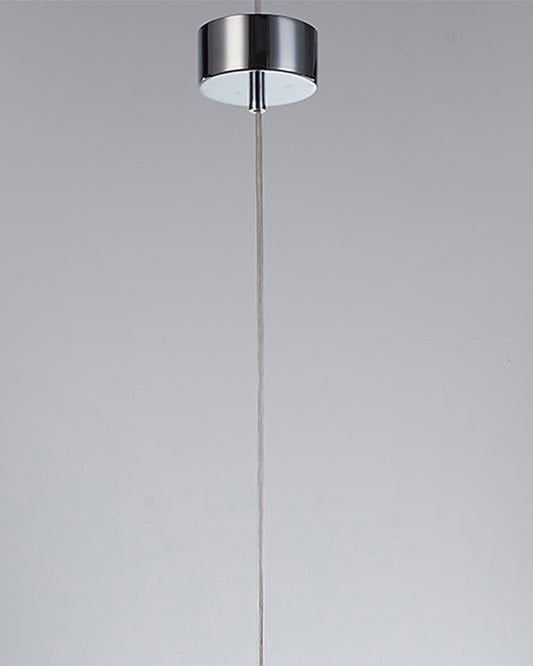 Yamato luxury black crystal wall light with pendant