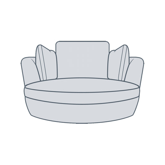 Entex Gray Modern 3 Seater Sofas