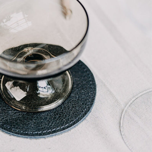 Jared Brown 4 Ps Set Leather Coaster