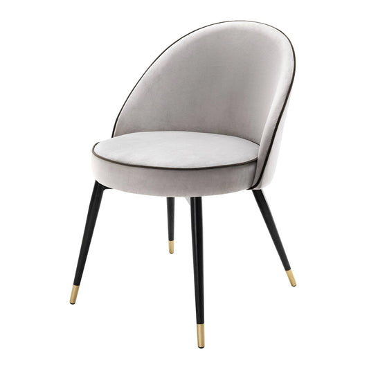Tucker Gray Upholstered Modern Dining Chairs
