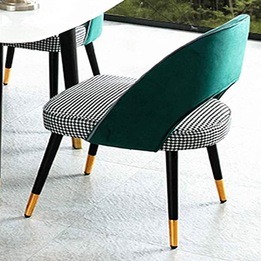 Camden Blue Upholstered Modern Dining Chairs