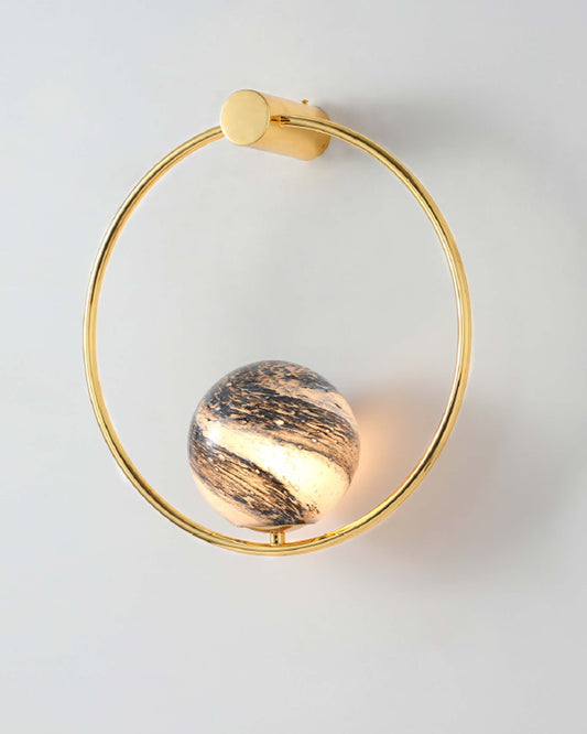 Damian round modern wall sconces