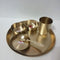 Knotted Brass Thali Set of 6 Pcs