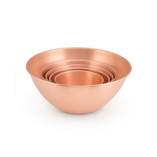 Deriver Handmade Set of 5 Copper Bowl Serveware