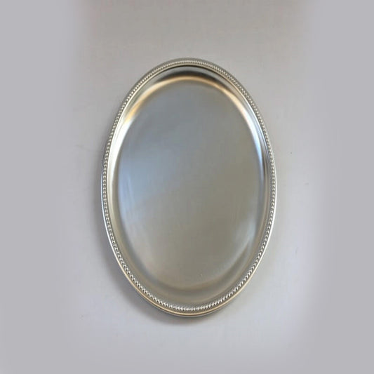 Joan Silver Round Silver Plated Gallery Plate