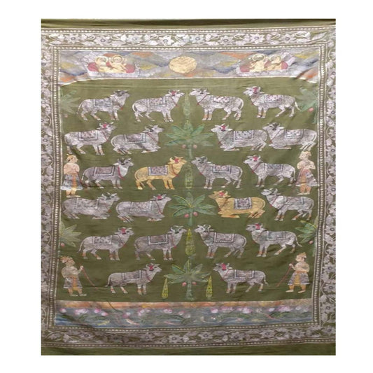 Pichwai Painting Cow