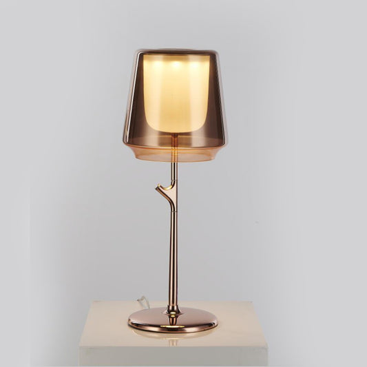 Enmei Luxury Crystal Golden and Black Table Light