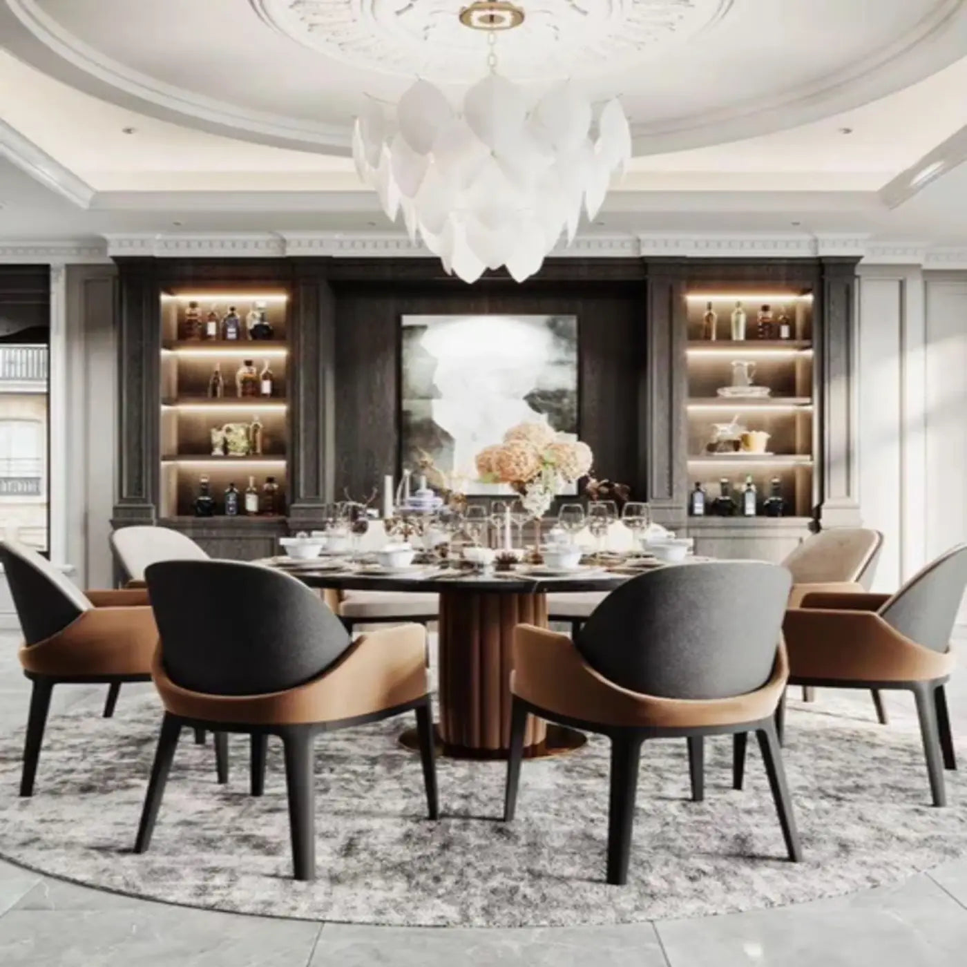 CAIRA LUXURY DINING TABLE 6 SEATER
