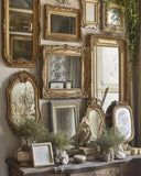 Cheval Luxury Gold Leaf Mirrors