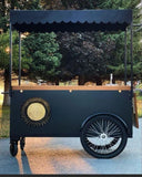 Chic Blue Bar Trolley