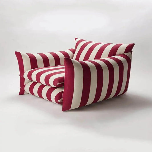 Durability Red And White Modern Lounge Chairs
